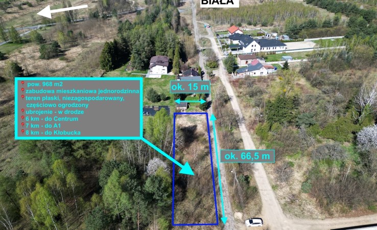 działka na sprzedaż - Częstochowa, Kiedrzyn